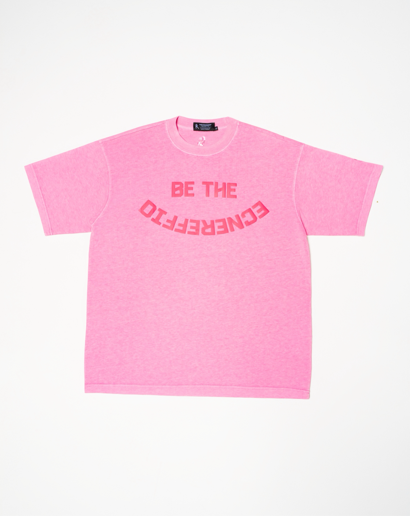 BREAST CANCER AWARENESS "BE THE DIFFERENCE" ACID WASH T-SHIRT