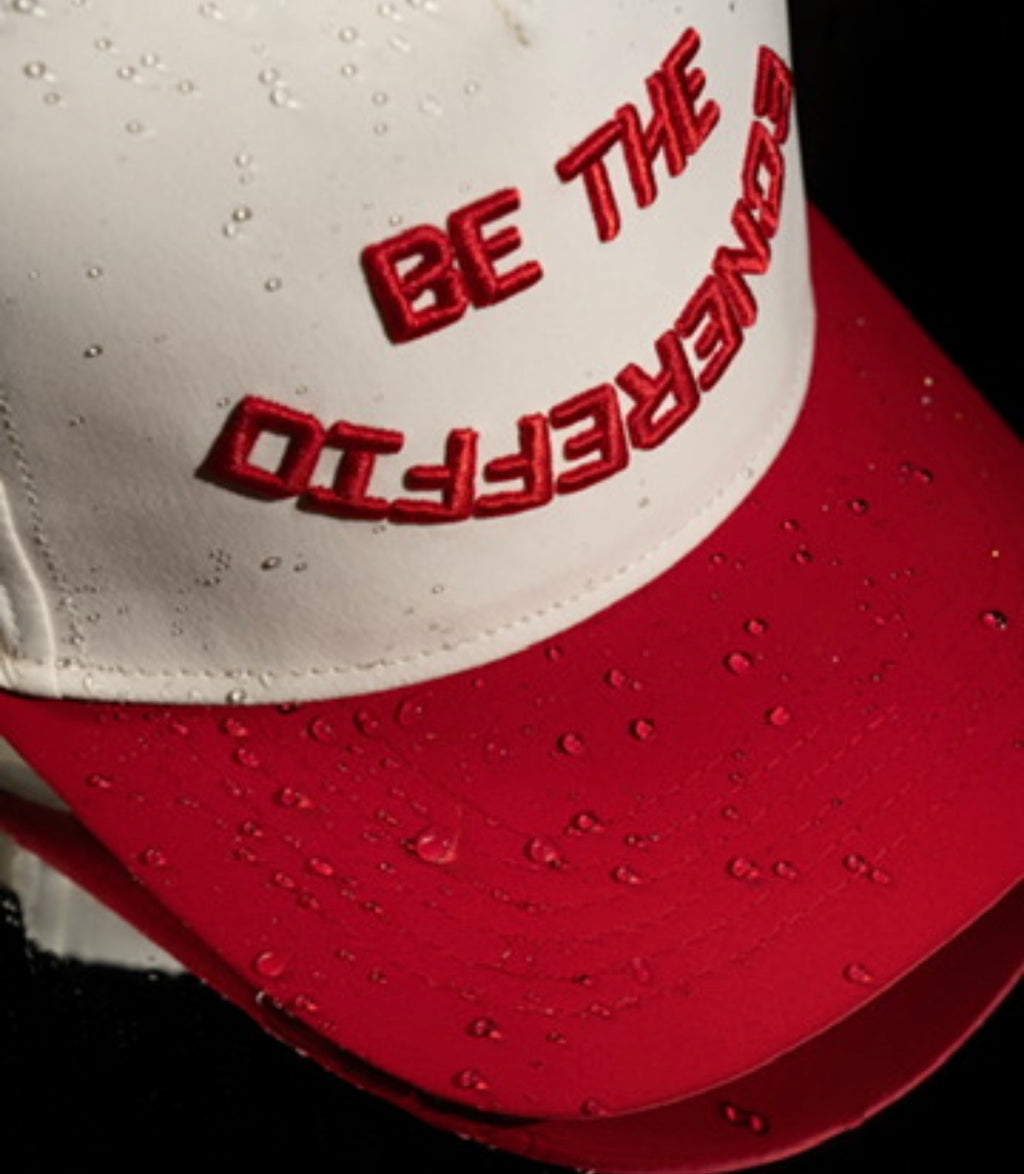 RED 2TONE TRUCKER HAT